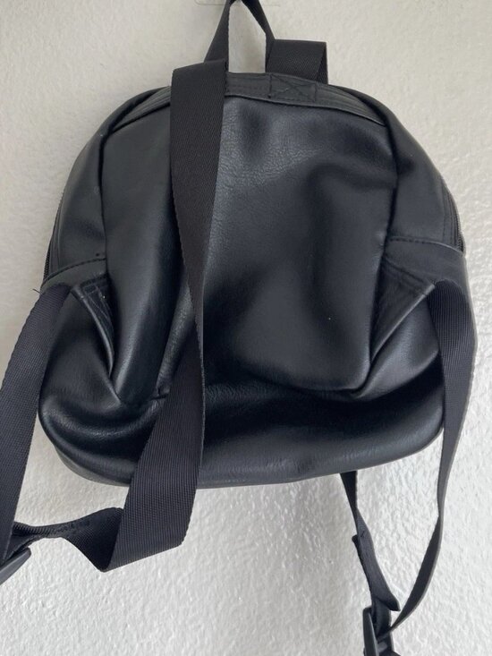 Victorias Secret PINK MINI Backpack Black Leather fashion travel school bag rare main image 6